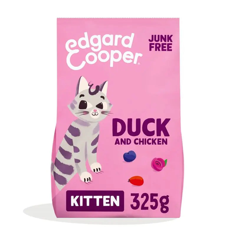 Edgard & Cooper Pienso Para Gatos Kitten 325g Pato Fresco De Corral