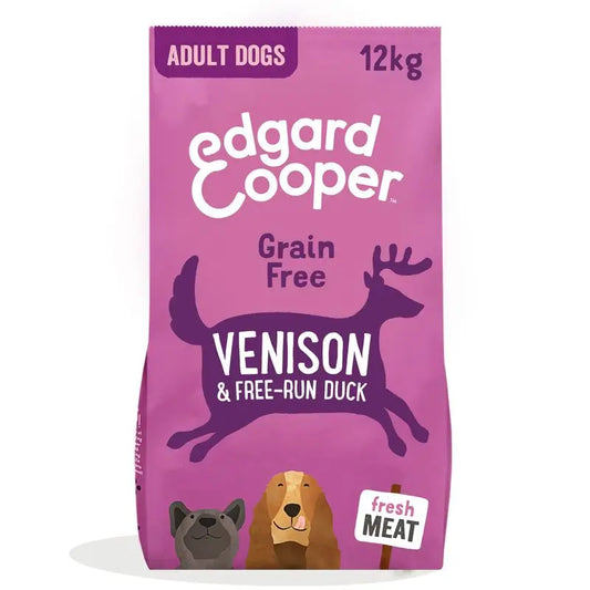 Edgard & Cooper Pienso Para Perros 12kg Carne De Venado