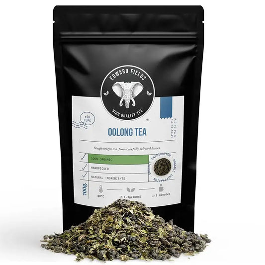 Edward Fields Tea Té Azul Oolong Ecológico A Granel 50 Tazas , 100 gr