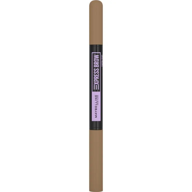 Lápis para Sobrancelhas Automático Maybelline New York Express Brow Satin Duo 01 Louro Escuro