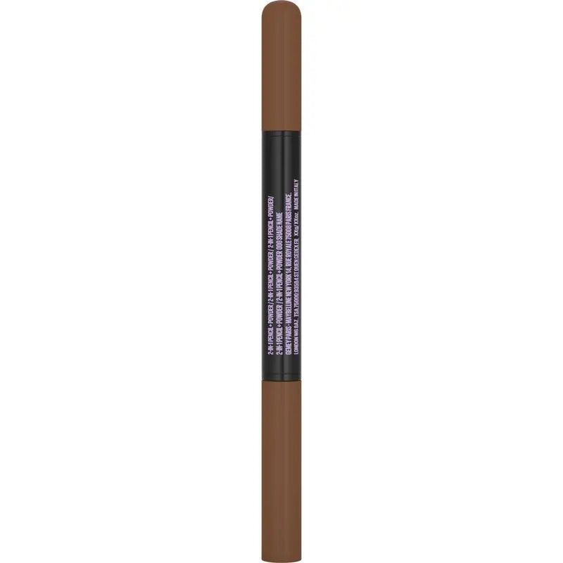 Lápis para Sobrancelhas Automático Maybelline New York Express Brow Satin Duo 02 Med Brown