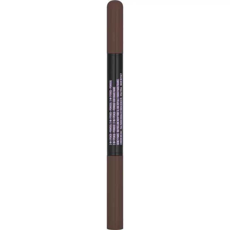 Lápis para Sobrancelhas Automático Maybelline New York Express Brow Satin Duo 04 Castanho Escuro