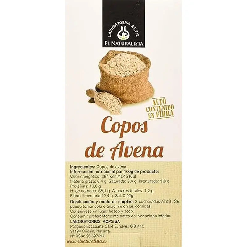 El Naturalista Flocos de Aveia,250 Gr