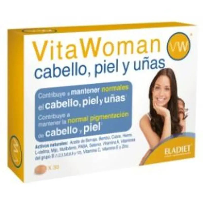 Eladiet Vita Woman Cabello Piel Y Uñas 30Comp.