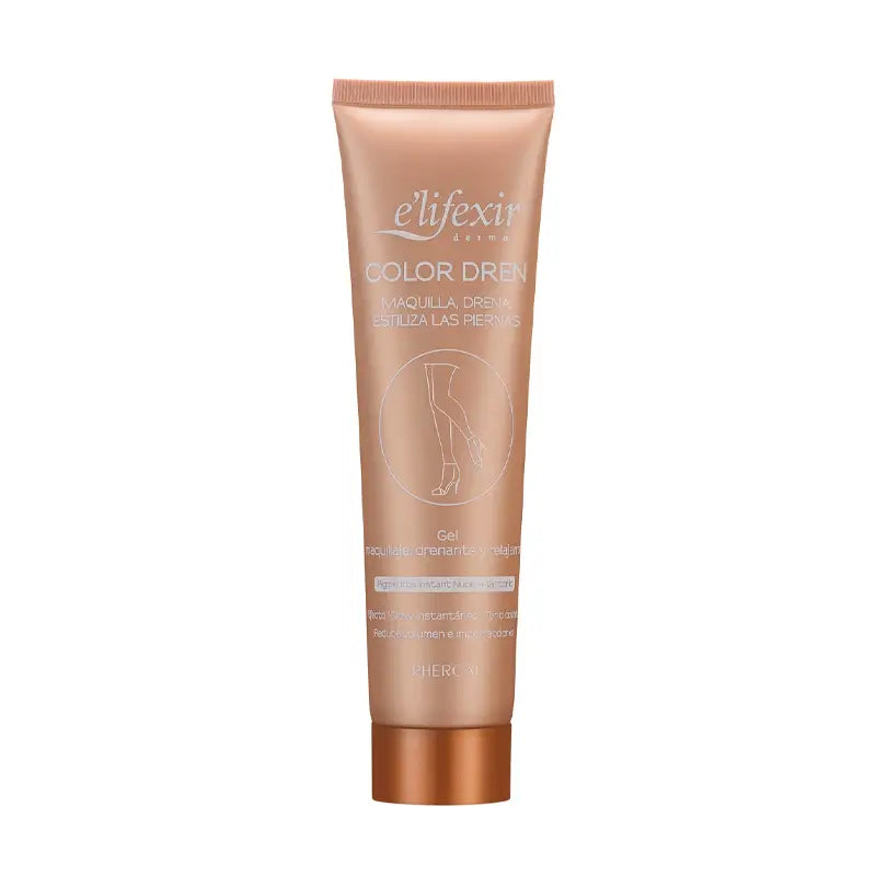 Elifexir Color Drain Drenagem Creme de Maquilhagem para Pernas 150Ml