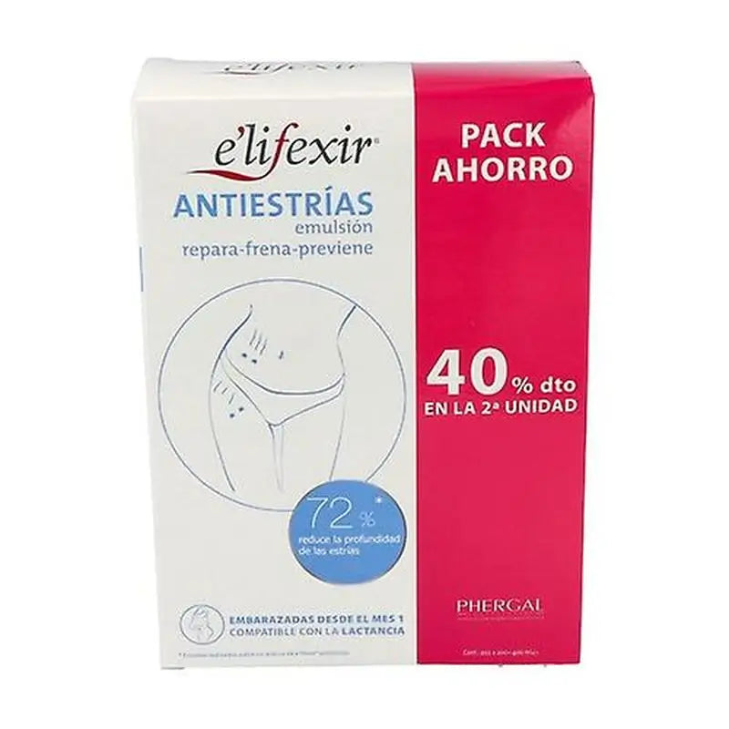 Elifexir Dermo Antiestrias Pack Ahorro 2X200Ml.