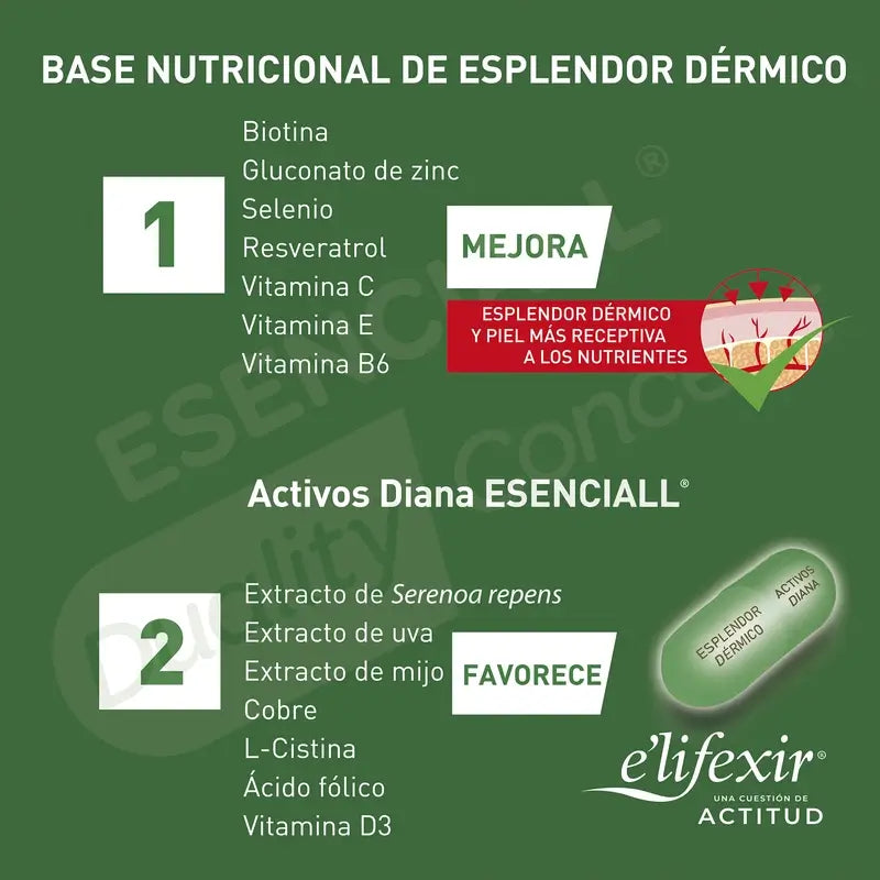 Elifexir Esenciall Redensifying Pack 60 Caps+ Serum 35 Ml.