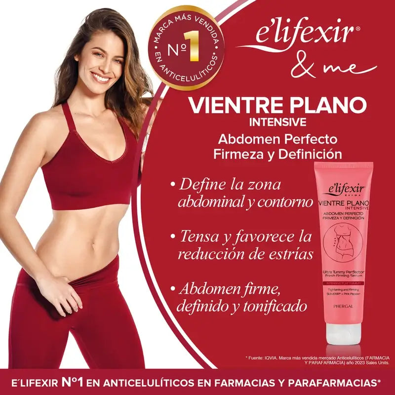 Elifexir Flat Belly Serum Redutor Intensivo Abdómen Firmeza Queima Gordura 150Ml