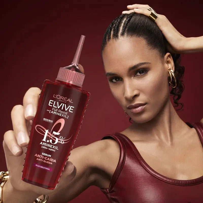 L'Oréal Paris Elvive Full Resist Sérum Anti-queda de Cabelo: Com 1,5% de Aminexil, Cafeína e Arginina, Fortalece e Reduz a Queda de Cabelo