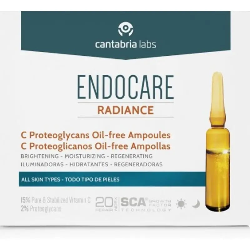 ENDOCARE Radiance C Proteoglycans 30 Ampolas sem óleo x 2 ml