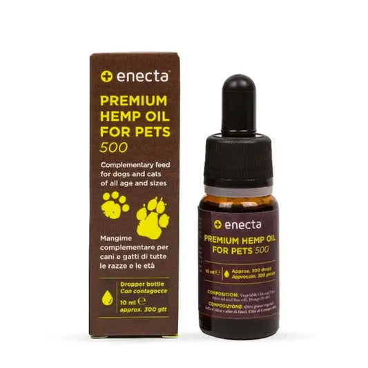 Enecta Aceite De Cáñamo Para Mascotas 500 Mg , 10 ml