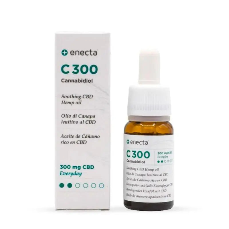 Enecta C300 Aceite De Cáñamo Rico En CBD 300 Mg De Cannabidiol , 10 ml