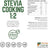 Energia Sentimentos Stevia Cozinhar 1:2 1Kg. Vegan Sg