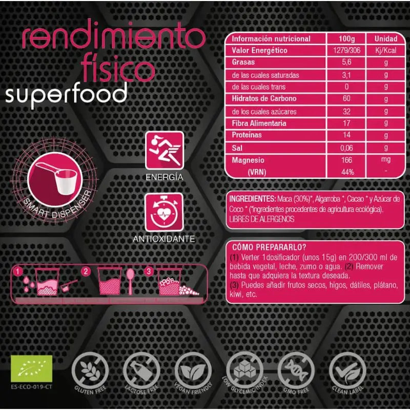 Energia Sentimentos Desempenho Físico 750Gr. Eco Vegan Sg