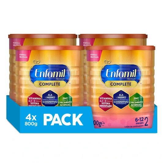 Fórmula de leite Enfamil Complete 2, 4X800g