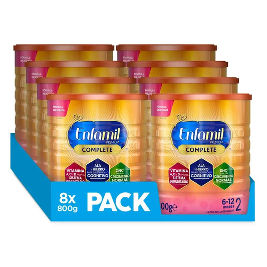 Fórmula de leite Enfamil Complete 2, 8X800g