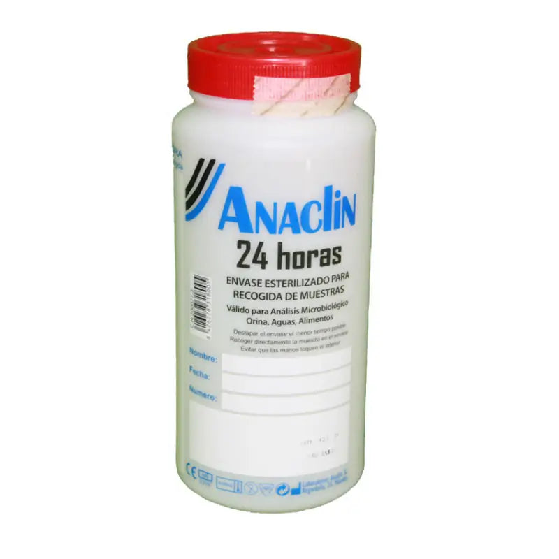 Envase Esteril Anaclin Orina 24 Horas