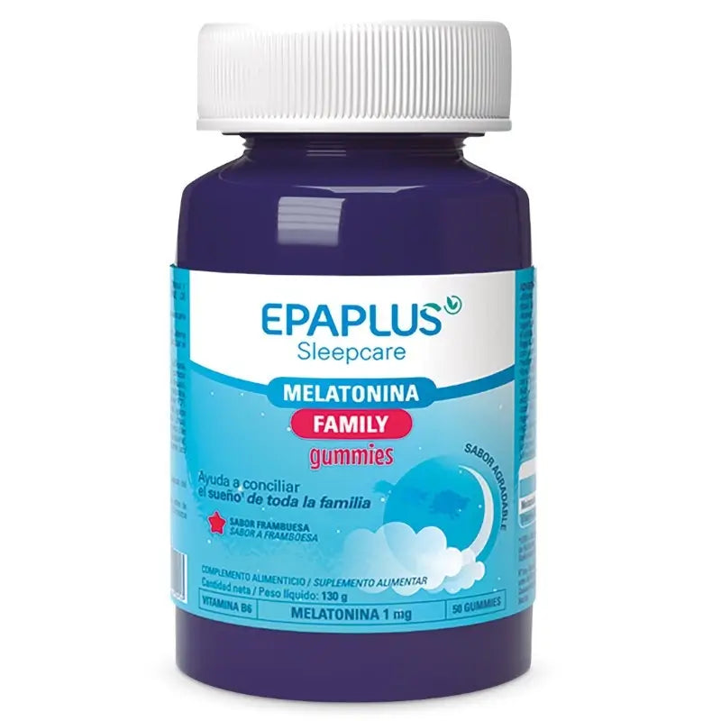 Epaplus Sleepcare Melatonin Family Gummies, 130 gramas, 50 gomas