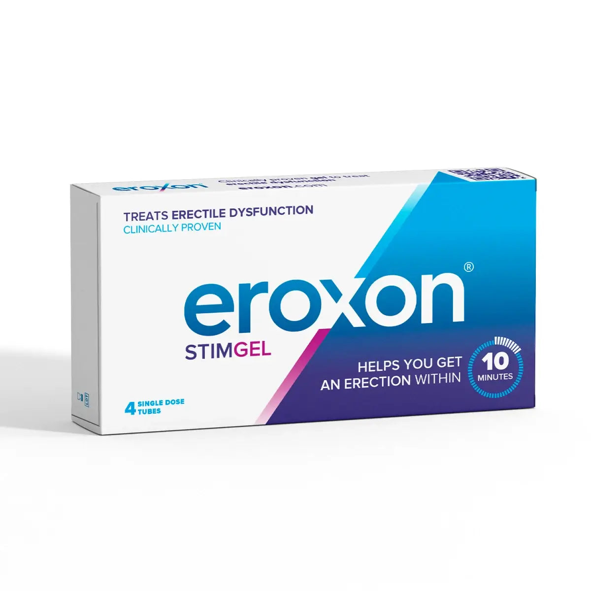 Eroxon Stimgel Gel para a Disfunção Eréctil, 4 tubos de dose única