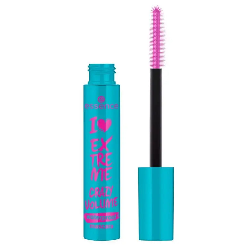 Essence I Love Extreme Crazy Volume Máscara De Pestañas Voluminizadora Resistente Al Agua, 12 ml