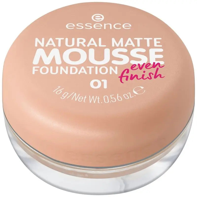 Essence Makeup In Mousse Natural Matte Mousse Foundation 01, 16 gr