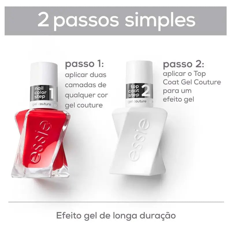 Essie Gel Effect Verniz de longa duração e secagem rápida - Gel Couture, tom 260 Flashed, 13,5 ml