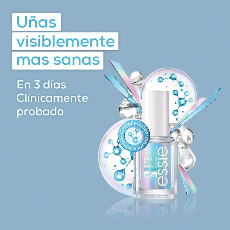 Essie Essie Hard To Resist Advanced, Tratamento Endurecedor de Unhas, Tecnologia Msm, Transparente