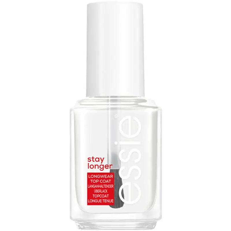 Essie Stay Longer Nail Top Coat, longa duração até 7 dias, secagem rápida