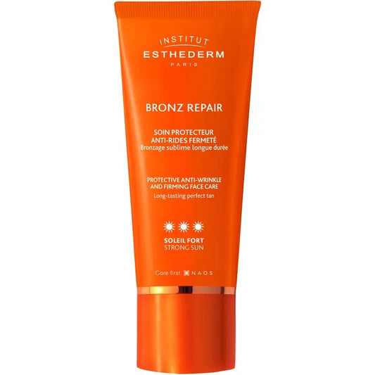 Institut Esthederm Bronz Repair Crema Solar Antiarrugas Sol Fuerte, 50 ml