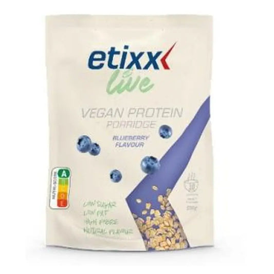 Etixx Live Vegan Protein Porridge Blueberry 550Gr.