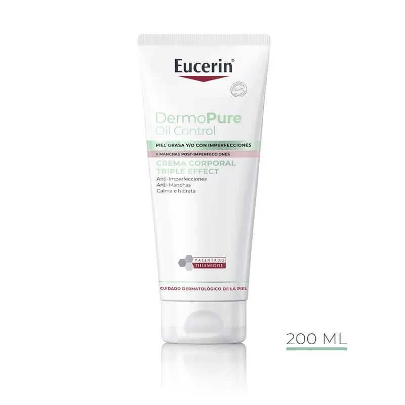 Eucerin Dermopure Creme Corporal Triplo Efeito, 200Ml