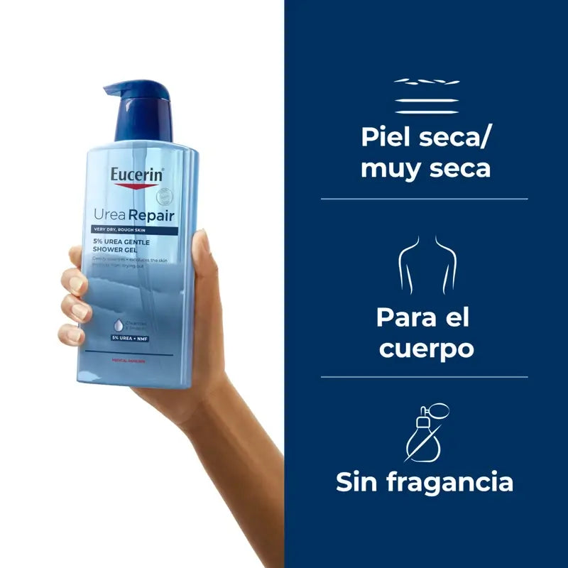 Eucerin Eucerin Gel de Duche Suave 5% Ureia , 400 ml