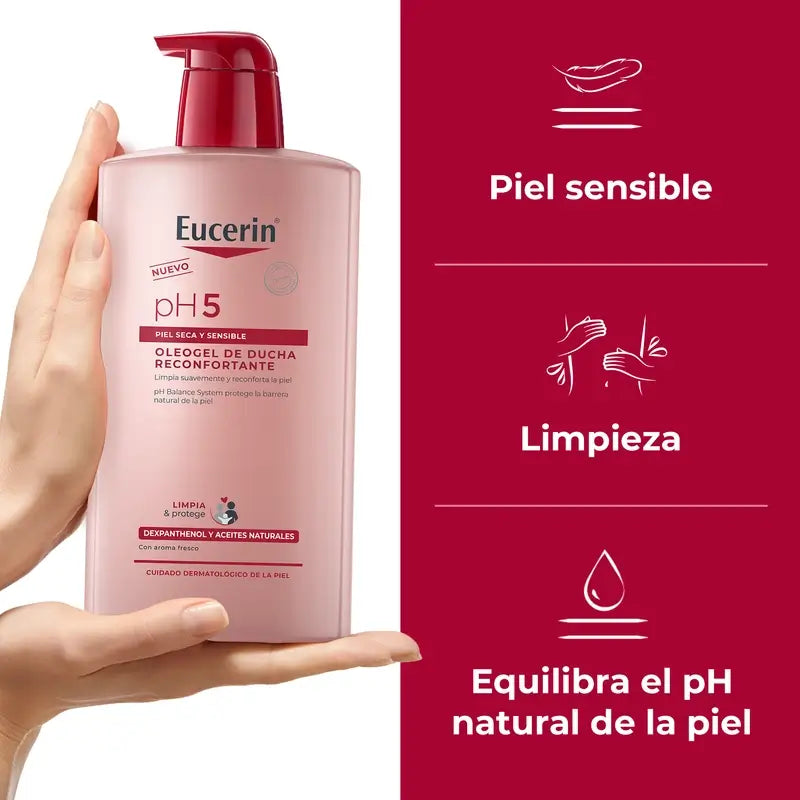 Eucerin Óleo de Duche Suavizante Eucerin, 1000 ml