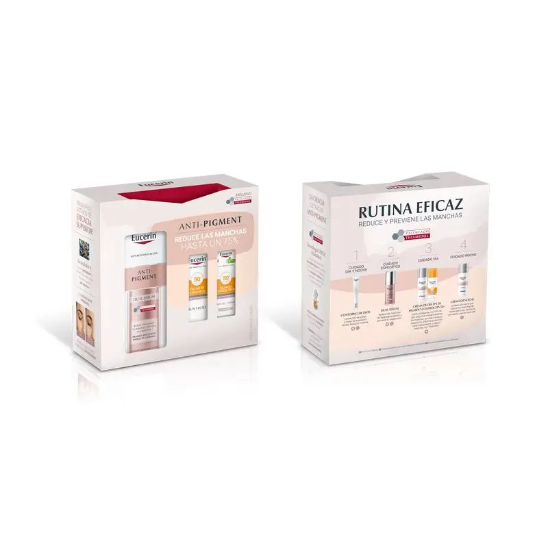 Eucerin Pack Sérum Anti-Pigmentação Anti-Pintas 30Ml + Mini Solar Control Fps 50 + Mini Solar Control Tinted Fps 50