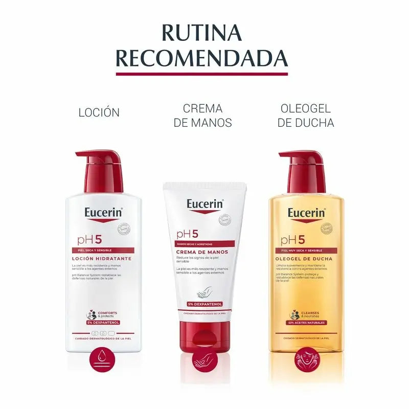 Eucerin Ph5 Oleogel de Manos, 250 ml