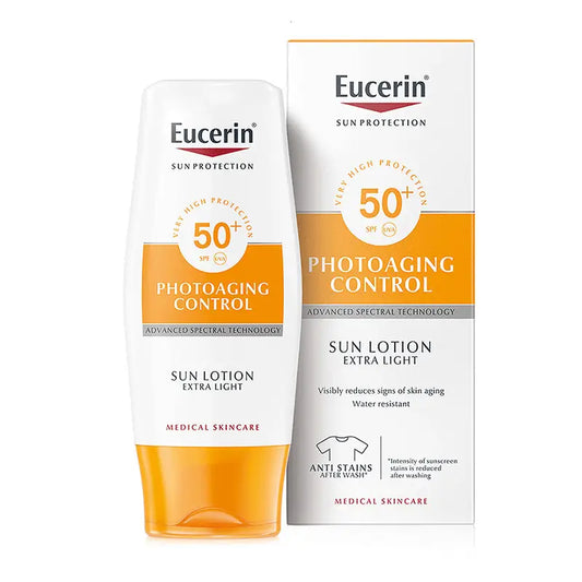 Eucerin Loción Photoaging Control SPF50, 150 ml