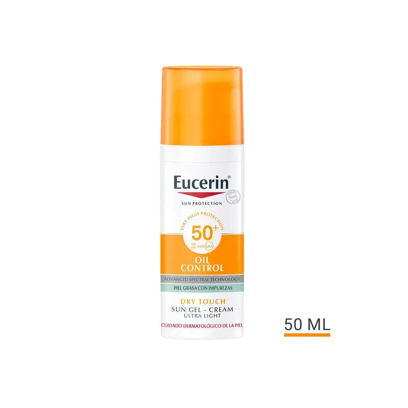 Eucerin Oil Control Dry Touch SPF 50+, 50 ml