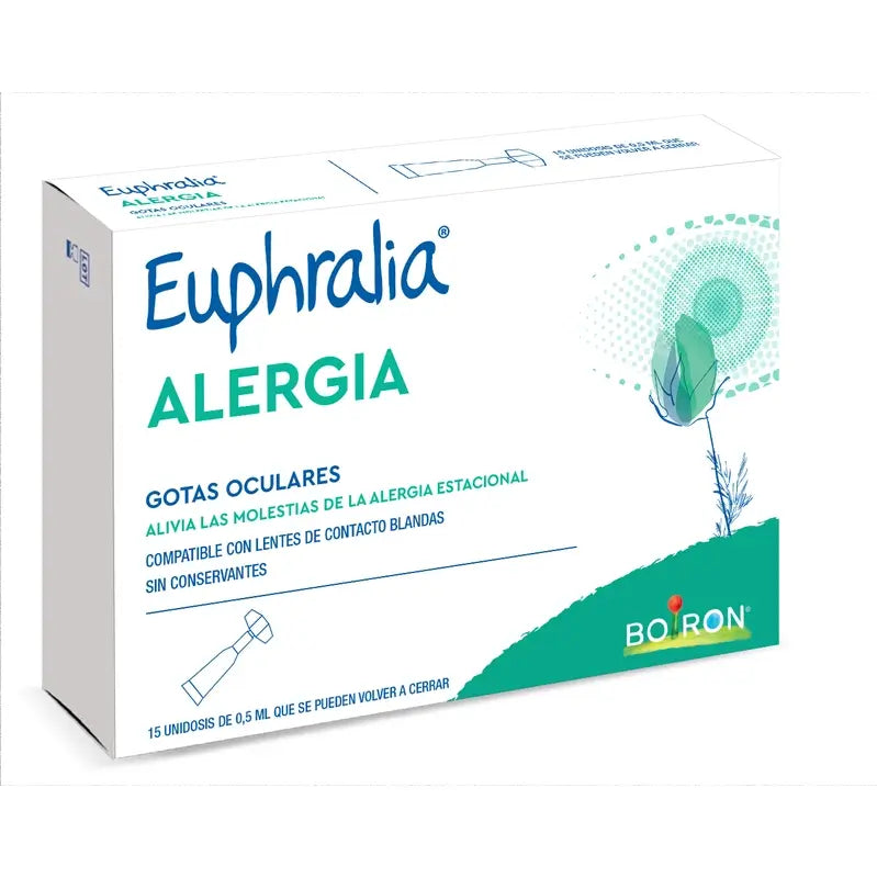 Euphralia Allergy Eye Drops , 15 embalagens de dose única