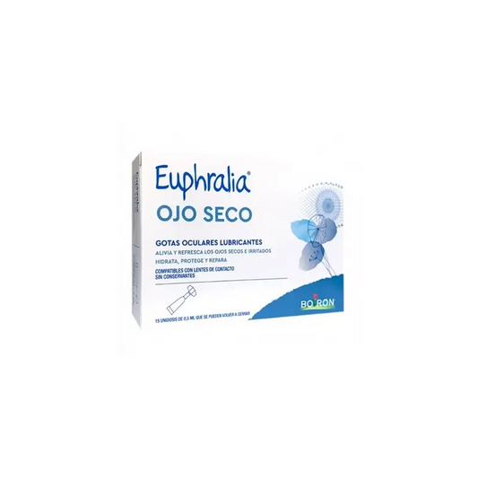 Euphralia Dry Eye Lubrificant Eye Drops , 15 unidoses