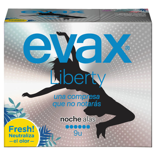 Almofadas de noite Evax Liberty com asas , 9 unidades