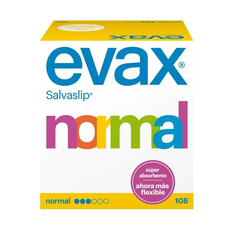 Evax Normal Salvaslip , 108 unidades