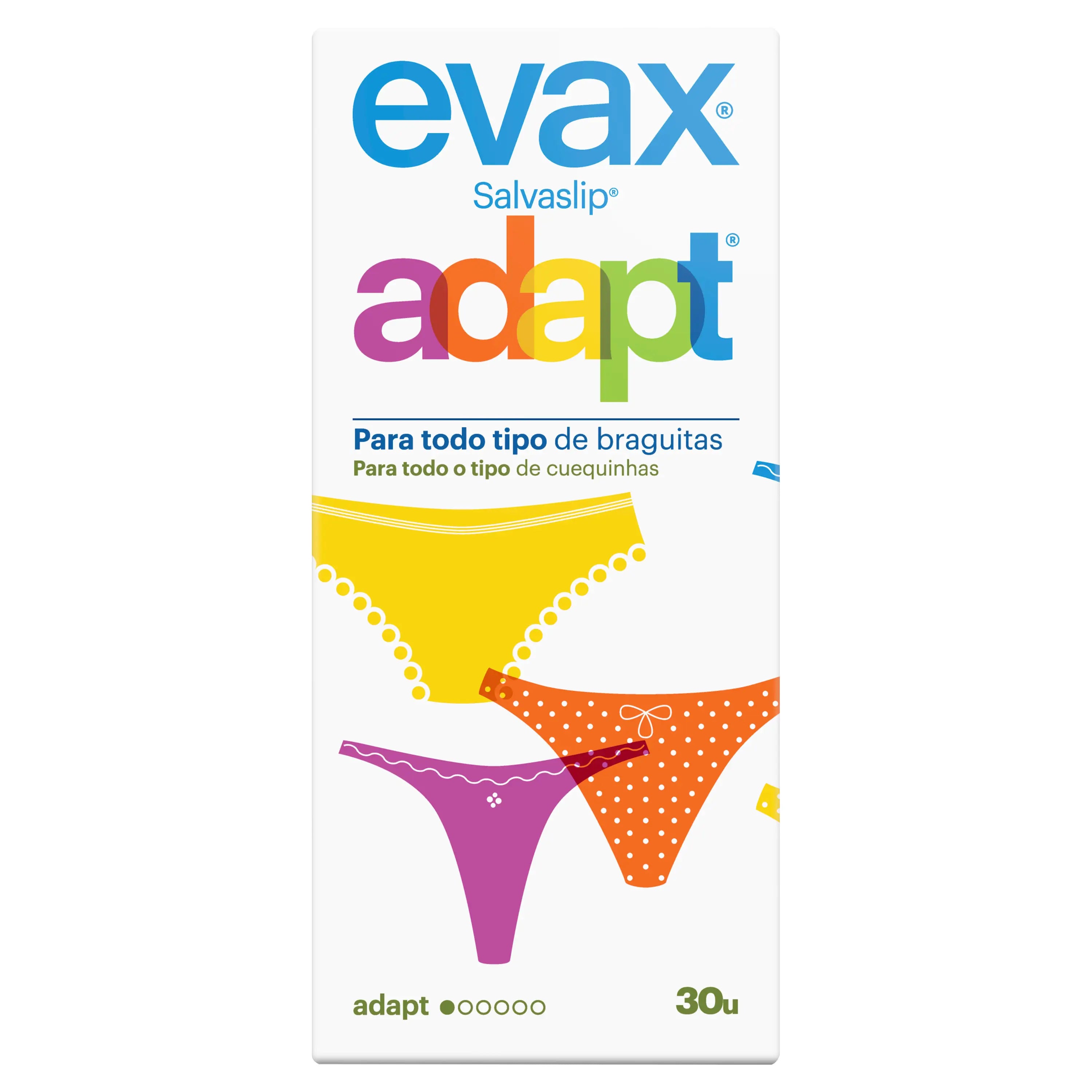 Evax Salvaslip Adapt Progeslips , 30 unidades