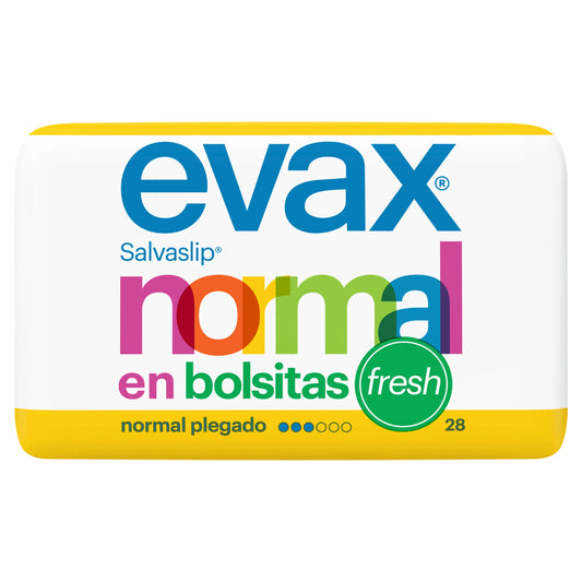 Evax Salvaslip Normal Panty Liner , 28 unidades