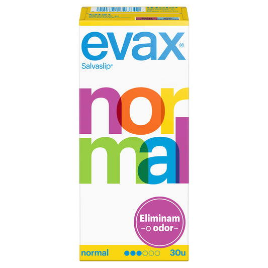 Evax Salvaslip Normal Panty Liner , 30 unidades