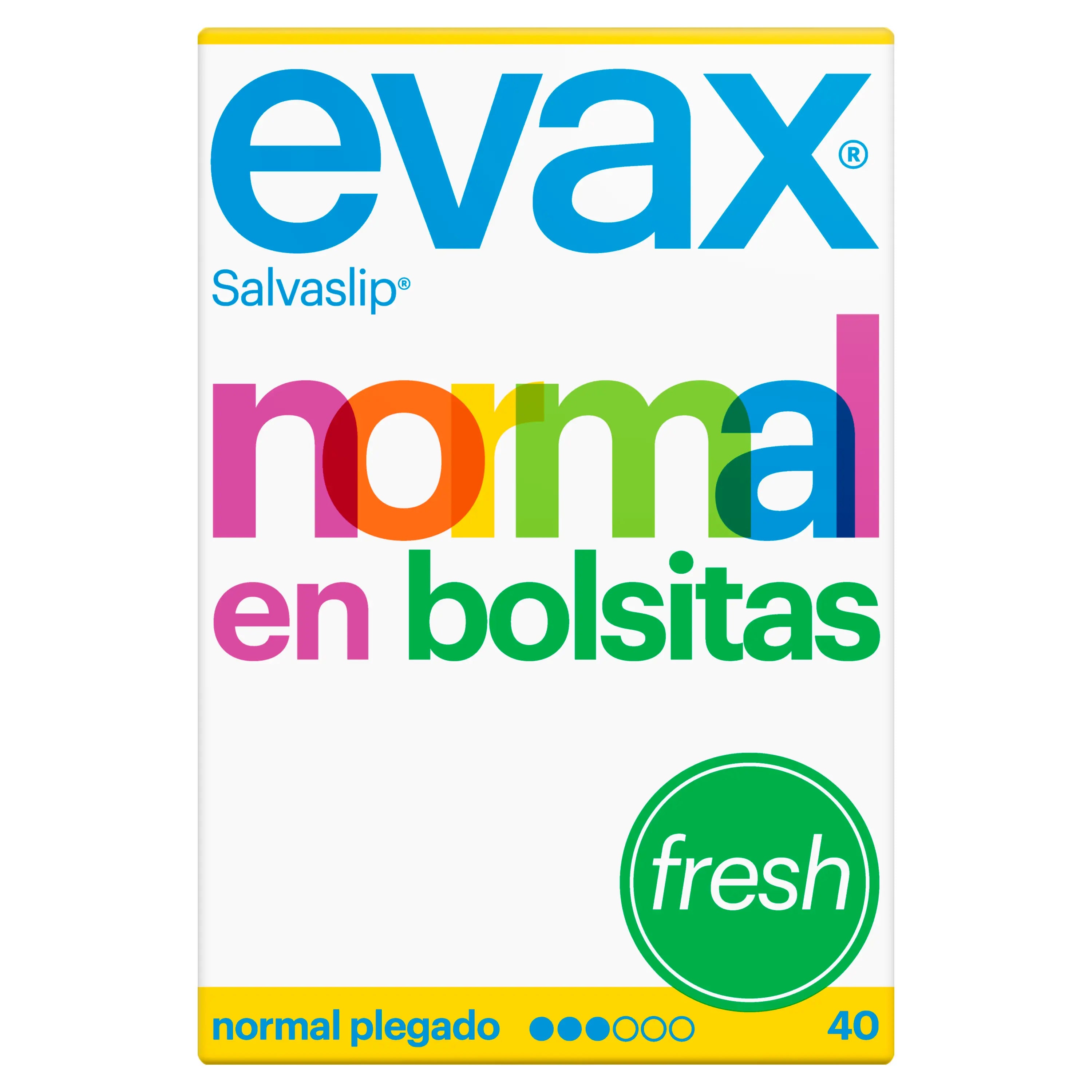 Evax Salvaslip Normal Panty Liner , 40 unidades