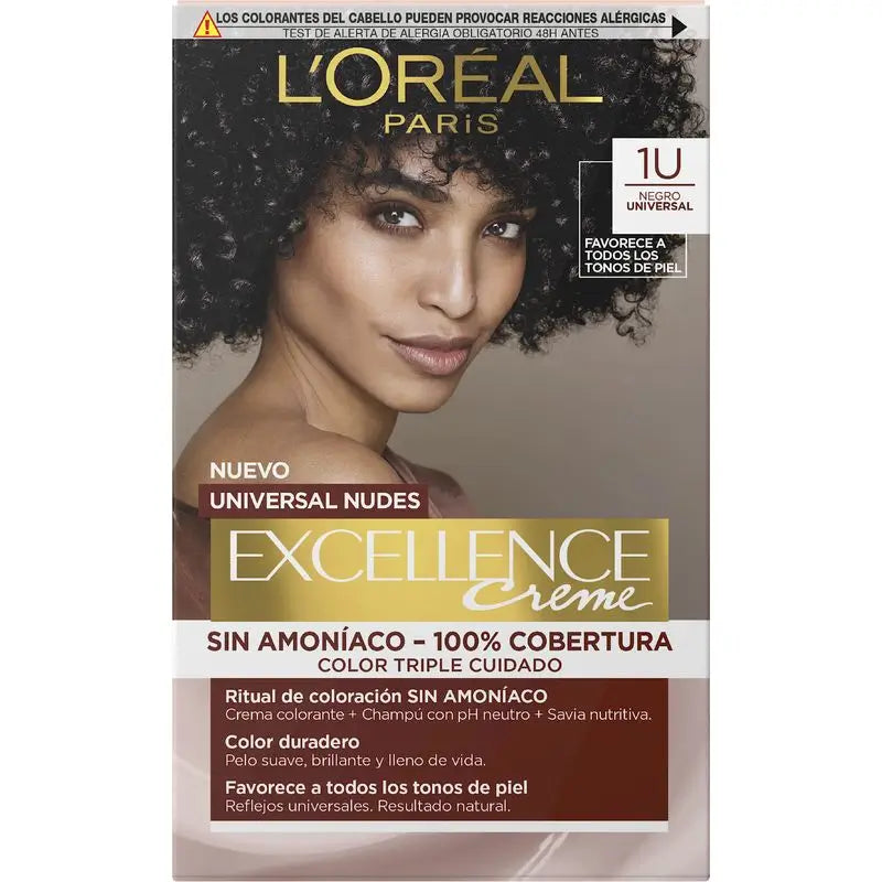 L'Oréal Paris Excell Univ Nudes Preto 1U 550