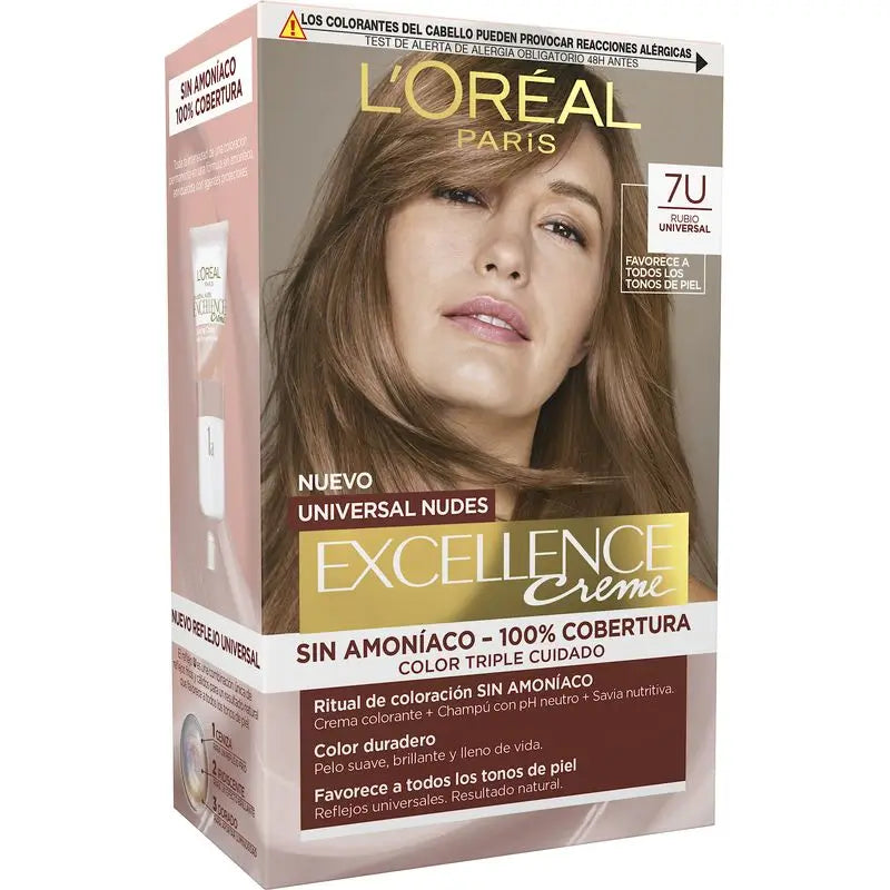 L'Oréal Paris Excell Univ Nudes Blonde 7U 550