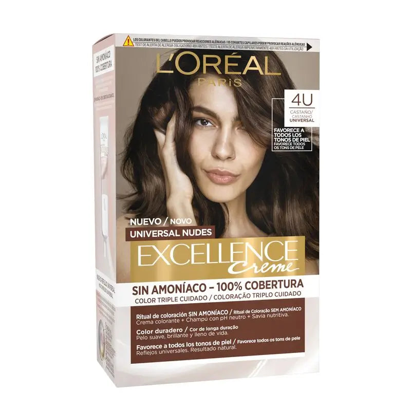 L'Oréal Paris Excell Univ Nudes Castanho 4U 550