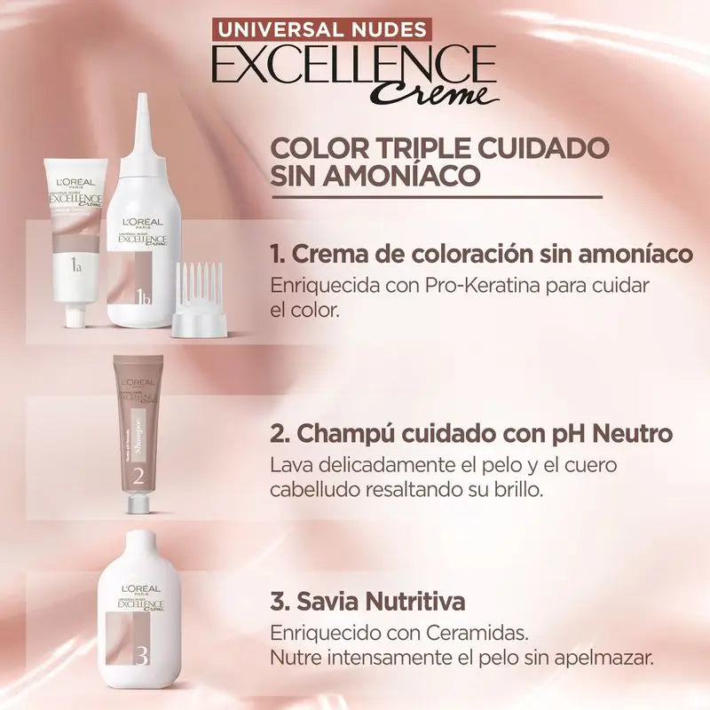 L'Oréal Paris Excell Univ Nudes Castanho 4U 550