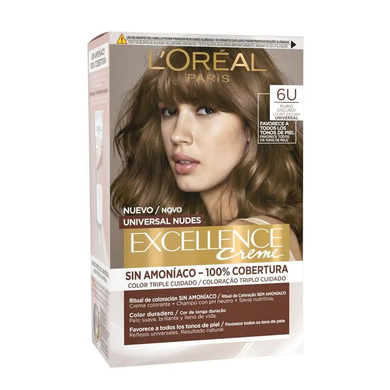 L'Oréal Paris Excell Univ Nudes Drk Blond 6U 550